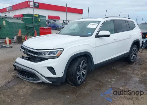 2021 Volkswagen Atlas 3.6L V6 Sel Premium z USA, uszkodzony, nr VIN 1V2TR2CA2MC547731